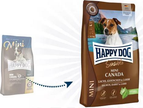 Actual product image Happy Dog Dry food Sensible Mini Canada, 4 kg (Adult, 1 pcs., 4000 g)