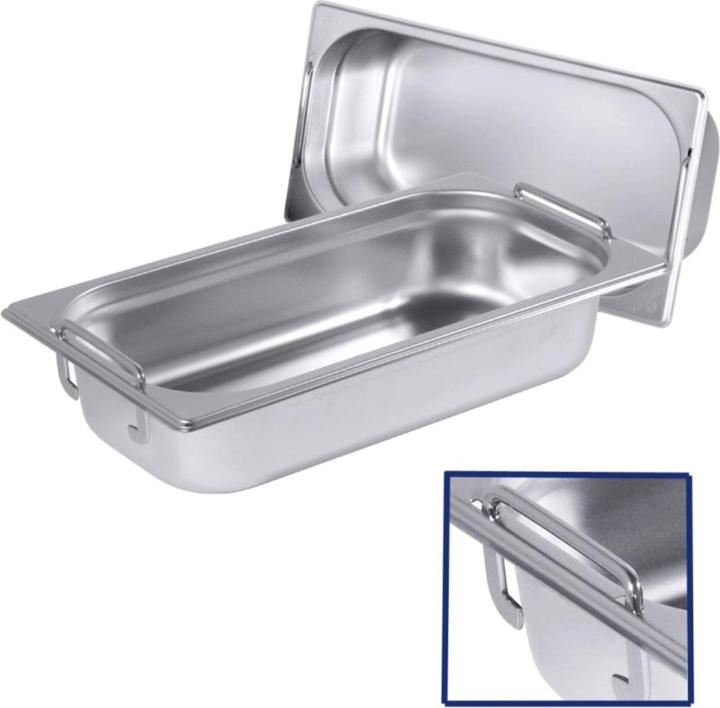 Image du produit Contacto Bacs GN 1/4, 150 mm avec poignées tombantes (GN 1/4, 4 l)