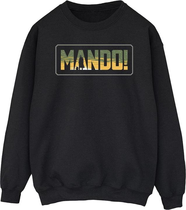 Produktbild Star Wars The Mandalorian Mando Cutout Sweatshirt (L)