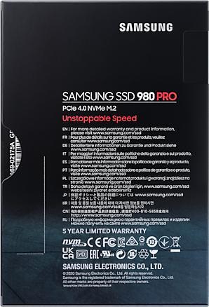 Produktbild Samsung 980 Pro (2000 GB, M.2 2280)