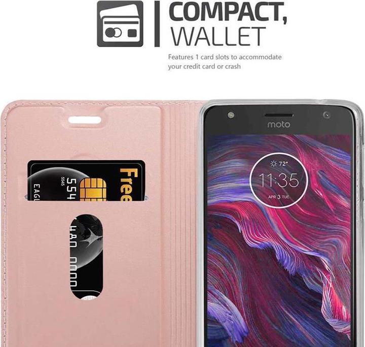 Produktbild Cadorabo Book Classy Style Cover (Motorola Moto X4)