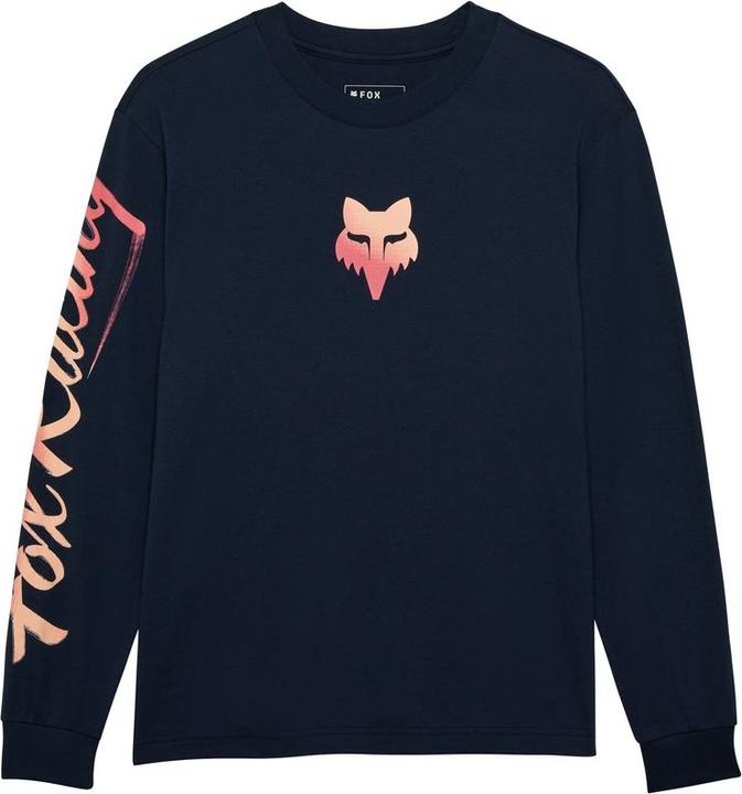 Actual product image Fox Tee 24 W Scripted Ls Mdnt (S)