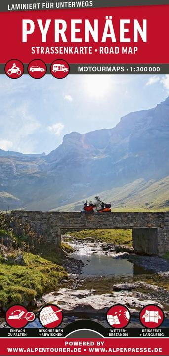 Produktbild MoTourMaps Pyrenäen (Frankreich-Spanien