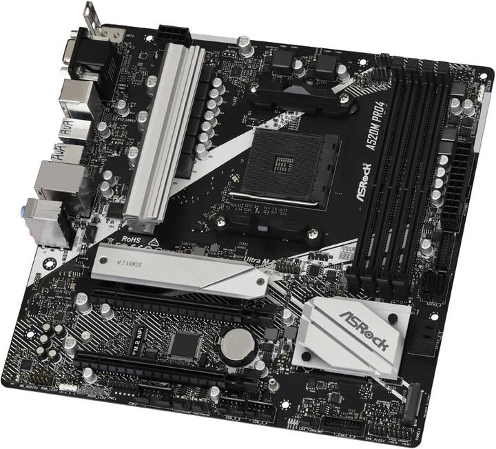 Produktbild AsRock A520M Pro4 (AM4, AMD A520, mATX)