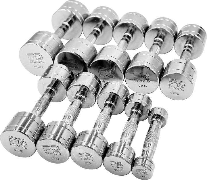 Produktbild Perform Better Kurzhantel Chrom 2kg (1 x 2 kg)