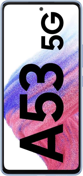 Produktbild Samsung Galaxy A53 5G EU (128 GB, Awesome Blue, 6.50", Dual SIM, 64 Mpx, 5G)