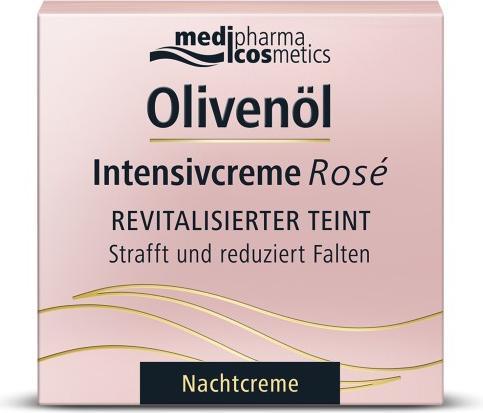 Produktbild Medipharma Olivenöl Intensivcreme Rose Nachtcreme, 50 ml Creme (50 ml, Nachtcreme)