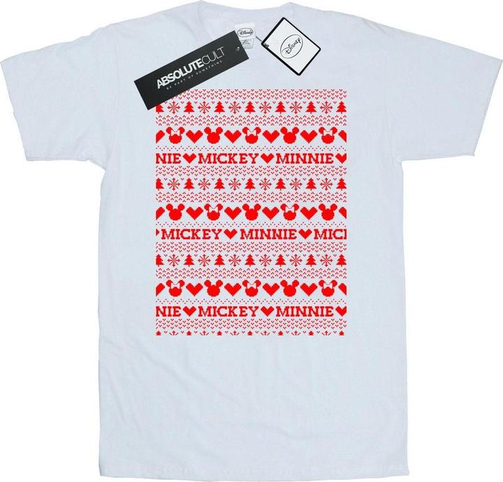 Produktbild Disney Mickey And Minnie Christmas Fair Isle TShirt (3XL)