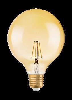 Radium LED glass lamp (E27, 38 W, 720 lm, 1 x, E)
