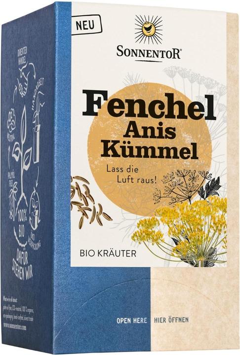 Image du produit Sonnentor Fenouil Anis Cumin Tisane Bio (18x1.7g) (35 g)