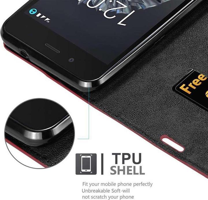 Produktbild Cadorabo Book Invisible Magnet Cover (BQ Aquaris X5)