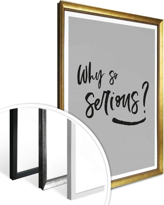 Produktbild Trenddeko Why so serious? (80 x 100 cm)