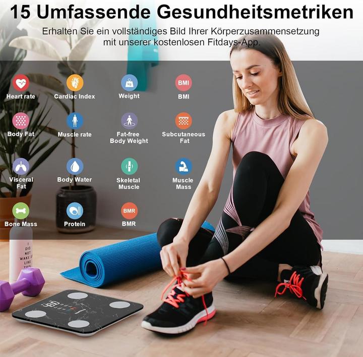 Produktbild Healthkeep Körperfettwaage (180 kg)