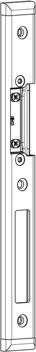 Image du produit G-U Gâches forme U Secury 232x24x8mm R, ER m (Plaque de frappe)