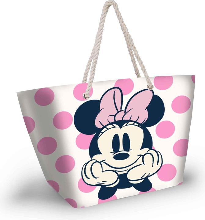 Produktbild Karactermania Minnie Maus Dots-Soleil Strandtasche, Rosa, 52 x 37 cm