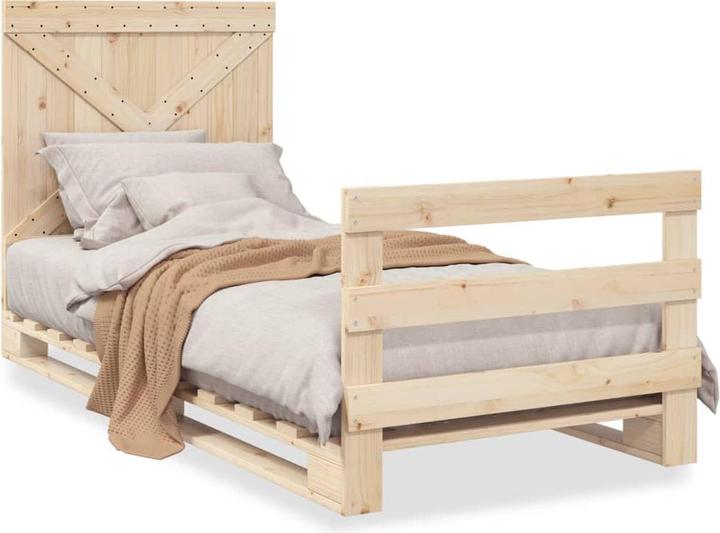 Immagine prodotto VidaXL Letto con testiera in pino (90 x 200 cm)
