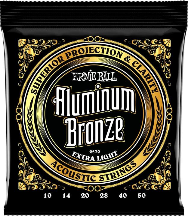 Actual product image Ernie Ball Acoustic Extra Light (6 x, Guitar, 0.01")