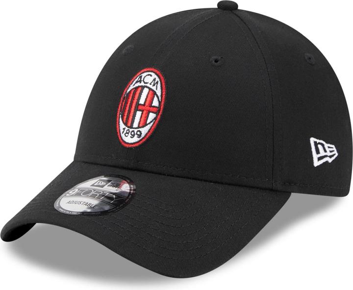 New Era 9Forty Strapback Cap - Ac Mailand Schwarz