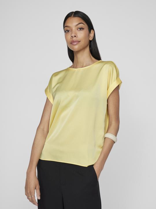 Actual product image Vila Round neckline top with short sleeves (44)