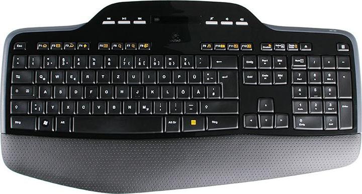 Produktbild Logitech Kabellose Tastatur+Maus MK710 schwarz im Einzelhandel (DE, Kabellos)