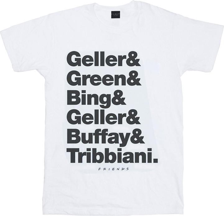 Friends Surnames Text TShirt Jungen