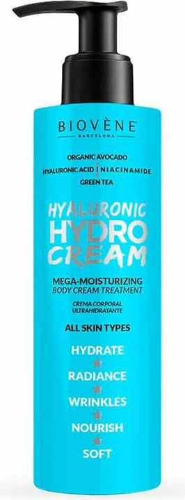 Image du produit Biovène Biovene Hyaluronic Hydro Cream Traitement hydratant méga-crème pour le corps 200ml (Crème pour le corps, 200 ml)