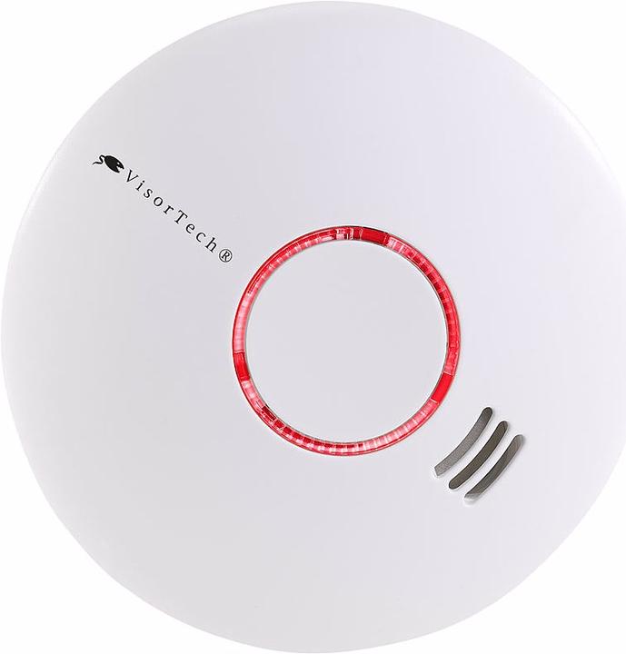 Immagine prodotto VisorTech Rilevatore di fumo e calore WLAN, notifica tramite app in tutto il mondo