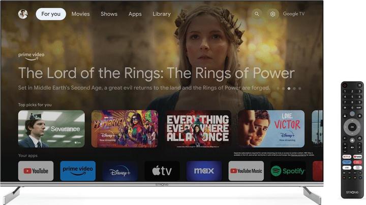 Produktbild Strong 50 Zoll QLED Google TV sw (50", QLED, 4K)