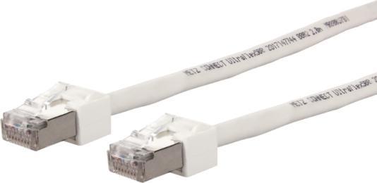 Produktbild Metz Connect 13084V7588-E Ultraflex500 RJ45 PK VoIP AB AWG26 S/FTP weiss 7,5m (SFTP, CAT6, 7.50 m)