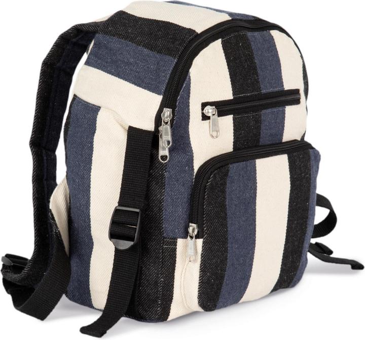 Kimood Recycelter Rucksack mit Streifenmuster