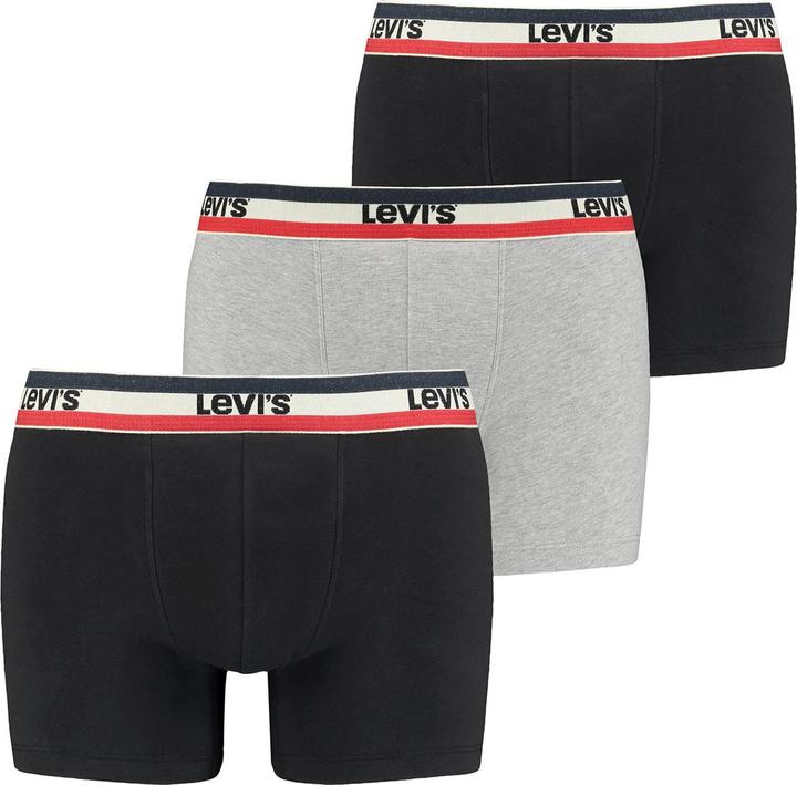 Actual product image Levis Boxer shorts Casual Stretch MEN SPRTSWR LOGO BOXER BRIEF 3P (L, pack of 3)