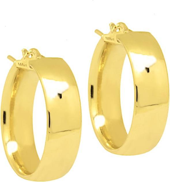 Candy Creolen Tomi, 925 Sterling Silber, vergoldet (18k vergoldet, 925er Sterlingsilber)