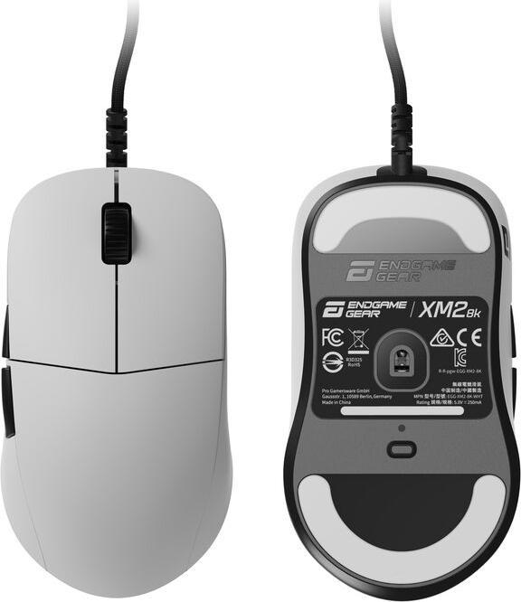 Actual product image Endgame Gear XM2 8k Gaming Maus, kabelgebunden - weiss (Cable)