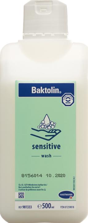 Actual product image Baktolin sensitive washing lotion Lot (Liquid soap, 500 ml)