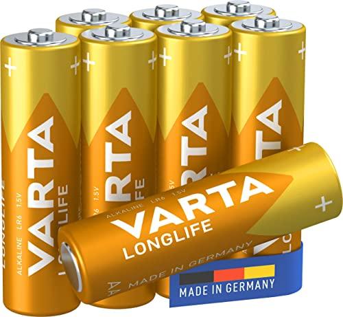 Actual product image Varta 1x8 Longlife AA LR 6 Film packaging (8 pcs., AA, 2800 mAh)