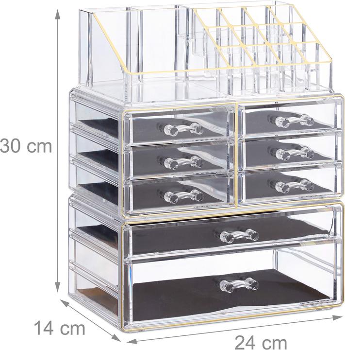 Actual product image Relaxdays Makeup Organizer