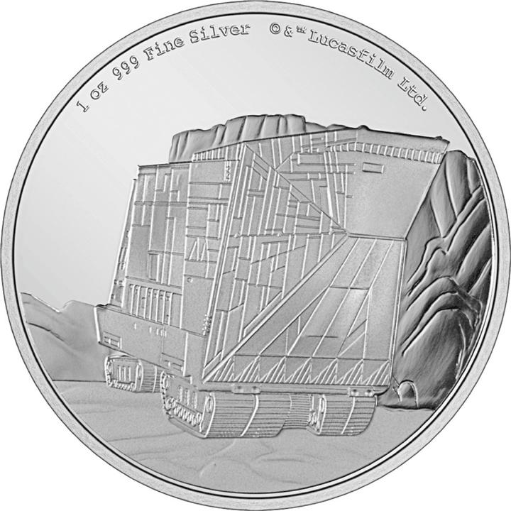 Produktbild New Zealand Mint Silber STAR WARS Sandcrawler 1 oz PP (999, 2022)