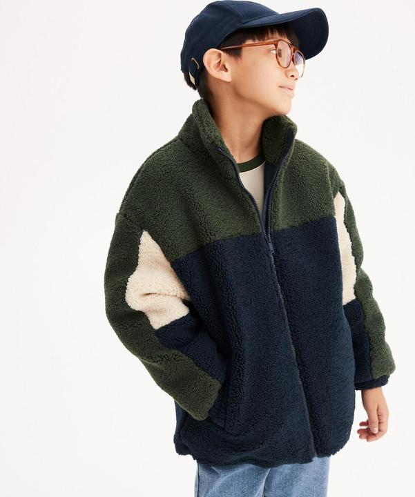 Produktbild La Redoute Collections Sherpa-Jacke mit Reissverschluss und Stehkragen (102)