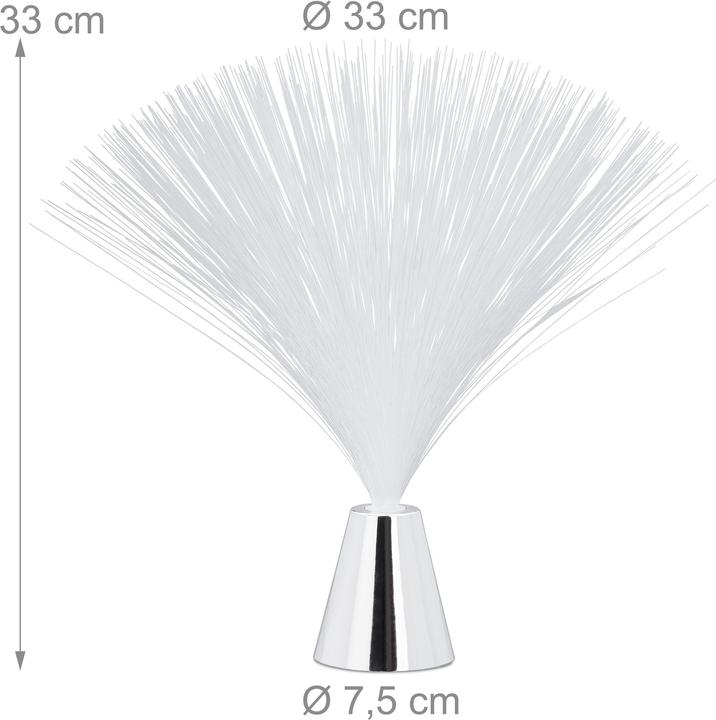 Image du produit Relaxdays Lampe en fibre de verre avec changement de couleur