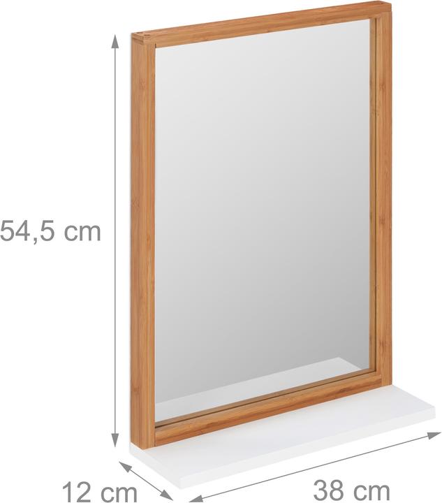 Produktbild Relaxdays Wandspiegel (38 x 12 x 54.5 cm)