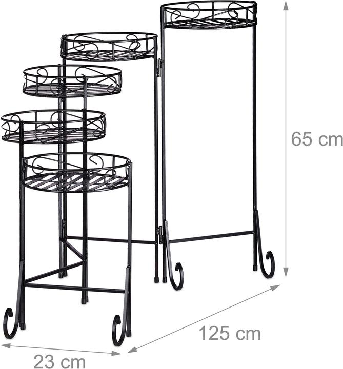 Immagine prodotto Relaxdays Supporto per piante 5 livelli