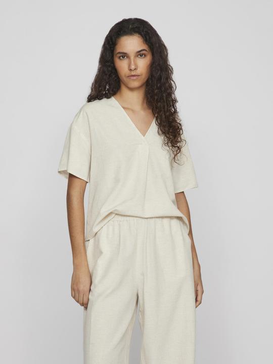 Actual product image Vila V-neck top with short sleeves (34)