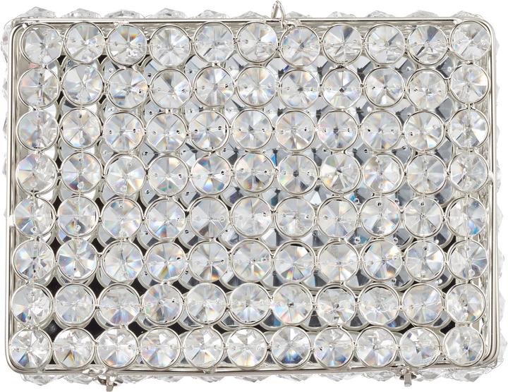 Actual product image Relaxdays Jewellery Box, Glamorous Crystal Design