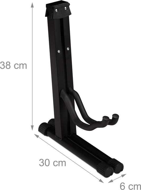Actual product image Relaxdays Guitar Stand, Foldable (Guitar, Electric guitar, Electric bass)