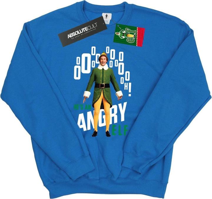 Actual product image Elf Mens Angry Sweatshirt (L)