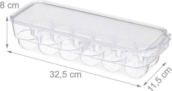 Immagine prodotto Relaxdays Portauova, frigorifero (32,5 x 11,5 x 8 cm)