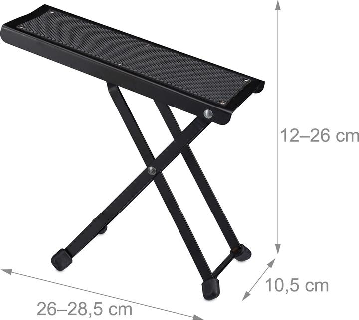 Produktbild Relaxdays Fussbank Gitarre (Instrumenten Fussbank)