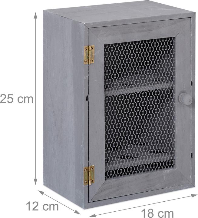 Immagine prodotto Relaxdays Armadietto portauova (18 x 12 x 25 cm, 5.50 l)