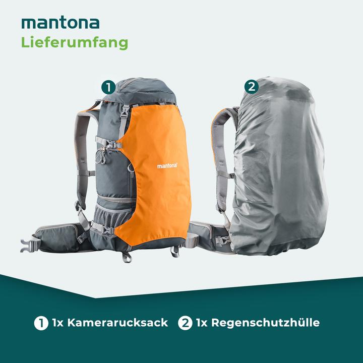 Image du produit mantona élémentsPro 40 orange (Sac à dos photo)