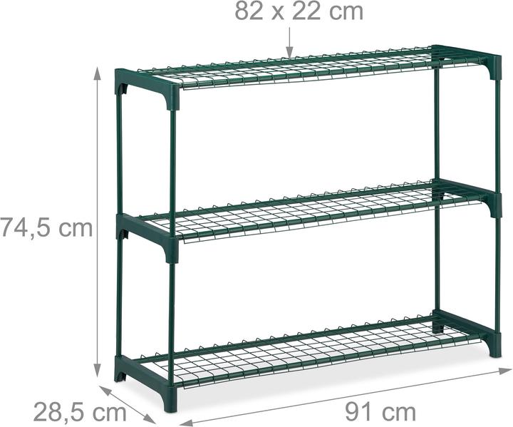Actual product image Relaxdays Plant Rack, 3 Tiers